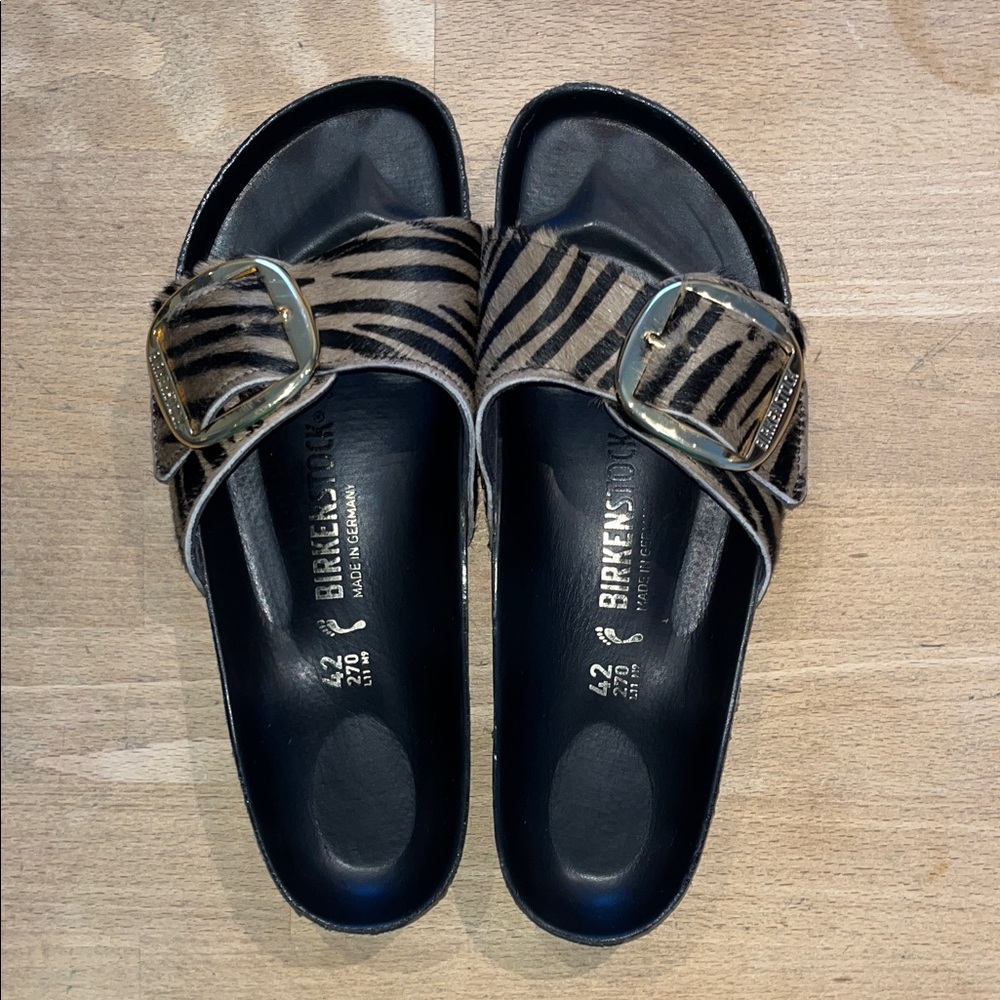 Birkenstock Madrid Sandals - Zebra - Pony Hair 11.5 US - Picture 11 of 17